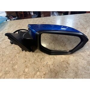 Right Blue Power Heated Mirror w Camera 11Pin for Honda Civic 2016-21 Passenger
